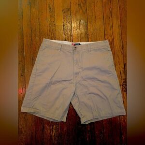 Chaps Mens Khaki Casual Shorts Size 38